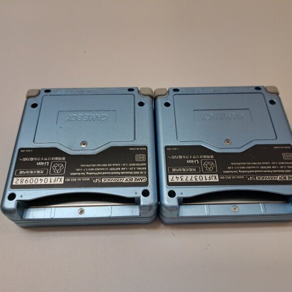 1X Authentic Nintendo Gameboy Advance SP Pearl Blue Japan - Picture 2 of 4